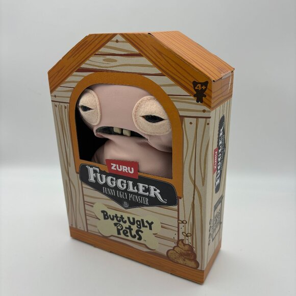 Fuggler Butt Ugly Pets UNCLADIMIR TOOTIN Funny Ugly Monster 9" Collectible Plush - Picture 1 of 2